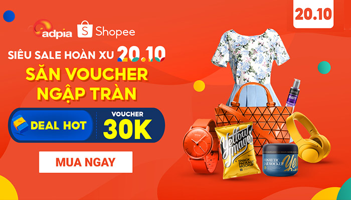 [SHOPEE] 20.10 SIÊU SALE HOÀN XU - SĂN VOUCHER NGẬP TRÀN