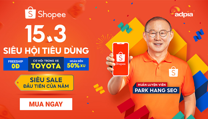 [SHOPEE] ĐÓN CHỜ 15.3 SIÊU HỘI TIÊU DÙNG - SIÊU SALE ĐẦU TIÊN CỦA NĂM TỪ SHOPEE