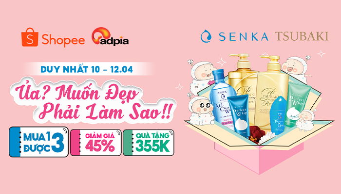 [SHOPEE] Super Brandday - Siêu sale từ 2 thương hiệu Nhật Bản