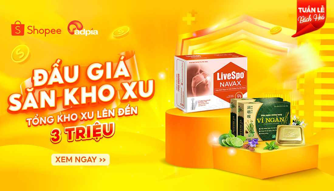 [SHOPEE] Tuần lễ bách hoá - Đấu giá săn kho xu