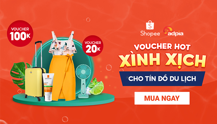 [SHOPEE] Summer is coming - Voucher hot dành cho tín đồ du lịch