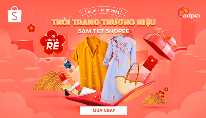 [SHOPEE] THỜI TRANG THƯƠNG HIỆU, SẮM TẾT SHOPEE || 10.1 - 16.1