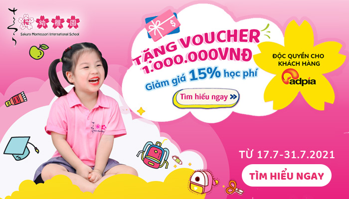 [SMIS] TẶNG VOUCHER 1 TRIỆU ĐỒNG + GIẢM GIÁ 15% HỌC PHÍ CHO KHÁCH HÀNG CỦA ADPIA