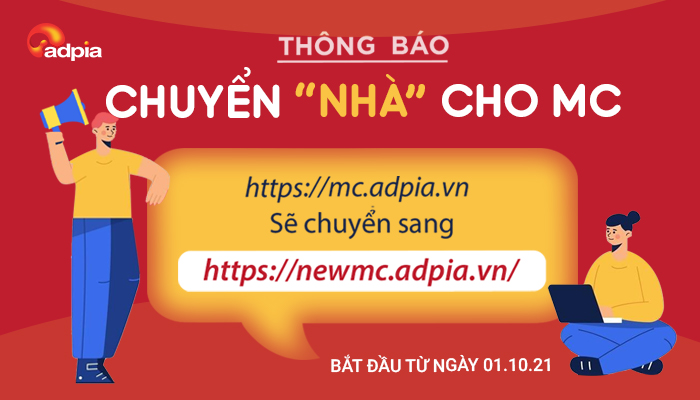 [ADPIA] THÔNG BÁO CHUYỂN "NHÀ" CỦA TRANG MC