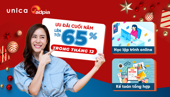 [UNICA] ƯU ĐÃI CUỐI NĂM - NHẬN ƯU ĐÃI LÊN TỚI 65%++