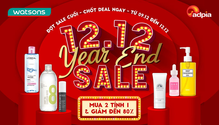 [WATSONS] ĐỢT SALE CUỐI - CHỐT DEAL NGAY