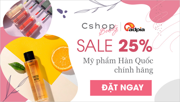 [CSHOPBEAUTY] GIẢM GIÁ 25% MỸ PHẨM HÀN QUỐC CHÍNH HÃNG