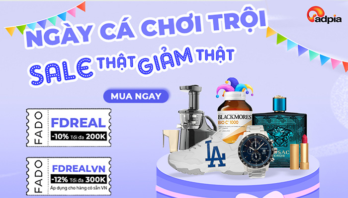 [FADO] Ngày Cá Chơi Trội - Sale thật Giảm thật