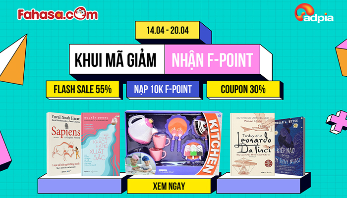 [FAHASA] KHUI MÃ GIẢM - NHẬN F-POINT CÙNG NHIỀU ƯU ĐÃI