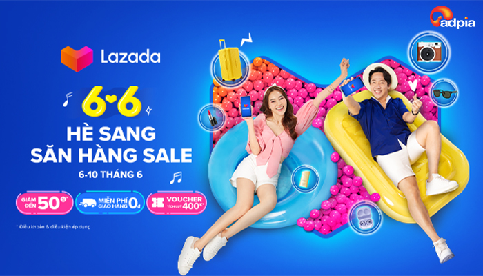 [LAZADA] SIÊU SALE HÈ 6.6 | HÈ SANG SĂN HÀNG SALE