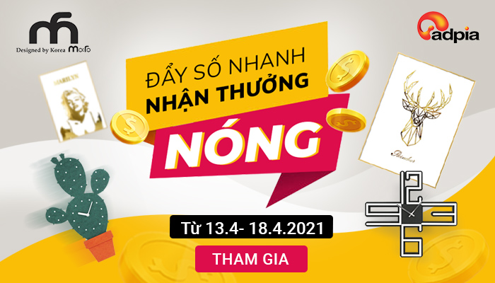 [MOROVINA] ĐẨY SỐ NHANH NHẬN THƯỞNG NÓNG 50.000VNĐ