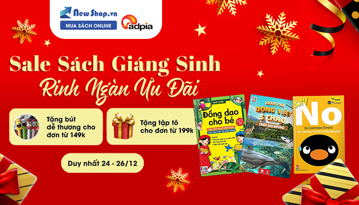 [NEWSHOP] SALE SÁCH GIÁNG SINH - RINH NGÀN ƯU ĐÃI