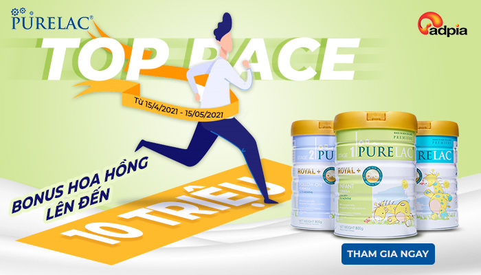 [PURELAC] TOP RACE BONUS HOA HỒNG LÊN ĐẾN 10 TRIỆU