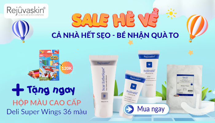 [REJUVASKIN] SALE HÈ VỀ CẢ NHÀ HẾT SẸO BÉ NHẬN QUÀ TO