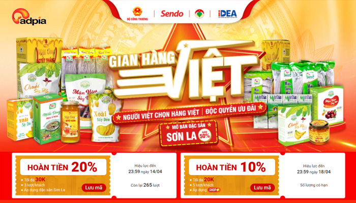 [SENDO] ĐEM ĐẶC SẢN SƠN LA TIẾP CẬN NGƯỜI DÙNG TOÀN QUỐC