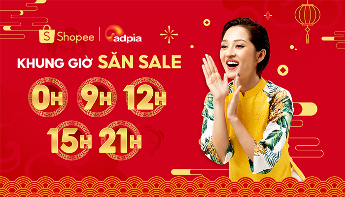 [SHOPEE] KHUNG GIỜ SĂN SALE TẾT 2021 KHÔNG THỂ BỎ LỠ