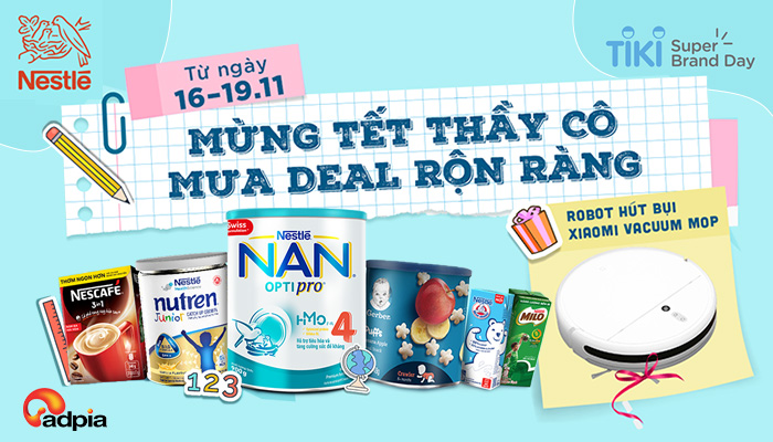 [TIKI] MỪNG TẾT THẦY CÔ - MUA DEAL RỘN RÀNG