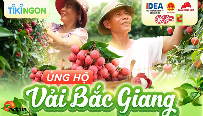 [TIKI] ỦNG HỘ VẢI BẮC GIANG: CHUNG TAY CHỐNG DỊCH TAY CHỐNG DỊCH