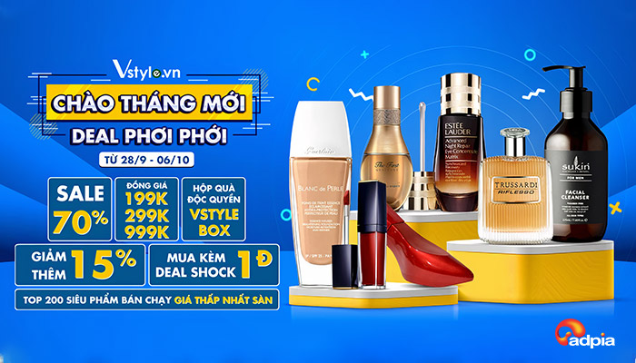 [VSTYLE] CHÀO THÁNG MỚI - DEAL PHƠI PHỚI || 28.09 - 06.10