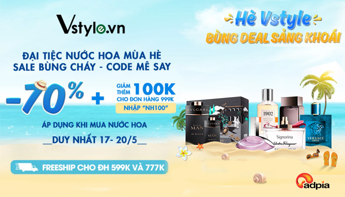 [VSTYLE] HÈ VSTYLE - BÙNG DEAL SẢNG KHOÁI SALE UP TO 70%