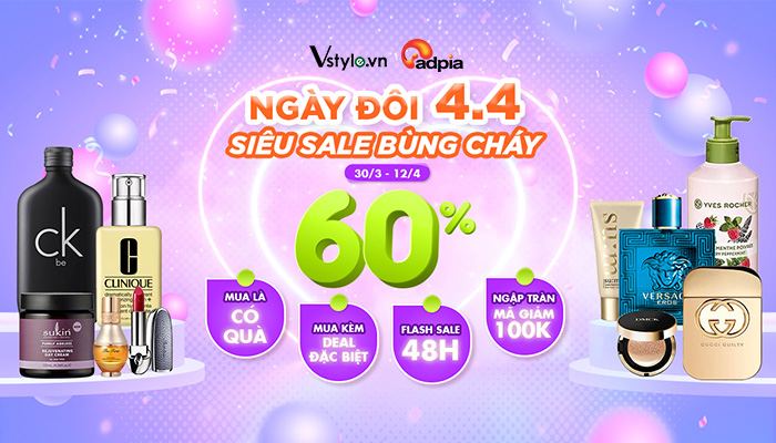 [VSTYLE] 4.4 - SIÊU SALE NGÀY ĐÔI TRỞ LẠI CỰC CHÁY