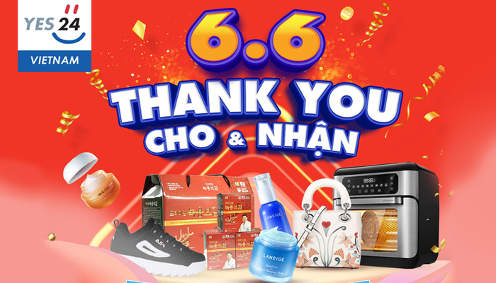 [YES24] HẬU SALE 6.6: ƯU ĐÃI SALE 50% CƠ HỘI CUỐI SĂN SALE