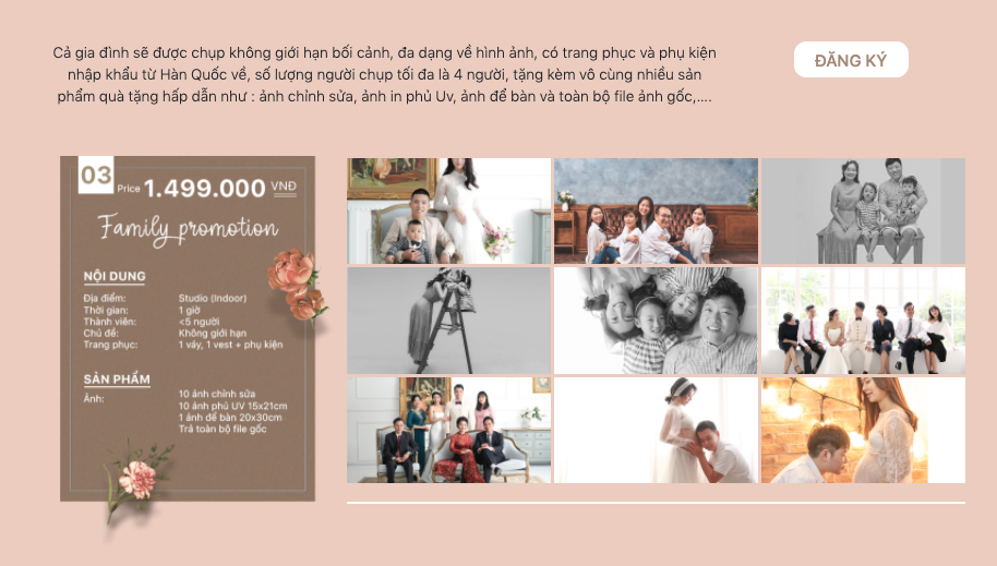 Landing page của chiến dịch CPO Weddingn