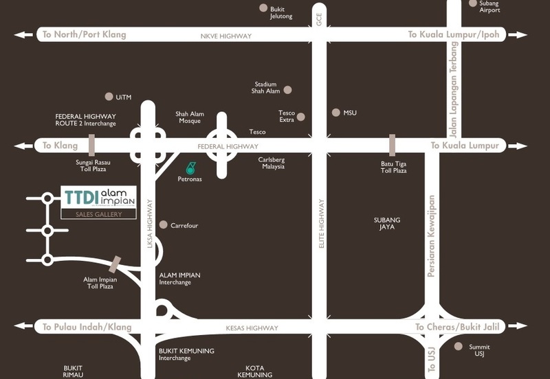 Olivina residences map large