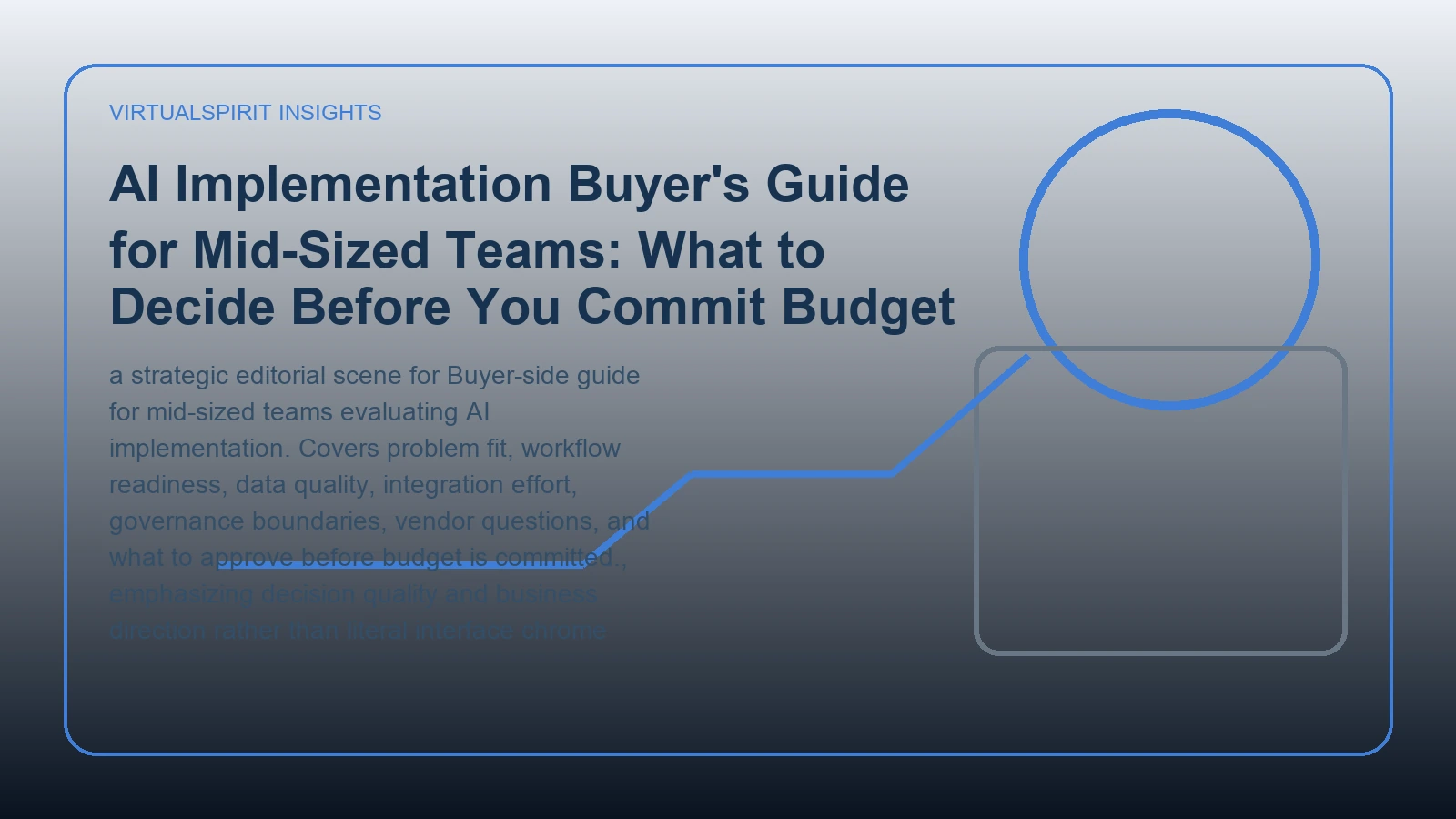 AI Implementation Buyer's Guide for Mid-Sized Teams: What to Decide Before You Commit Budget