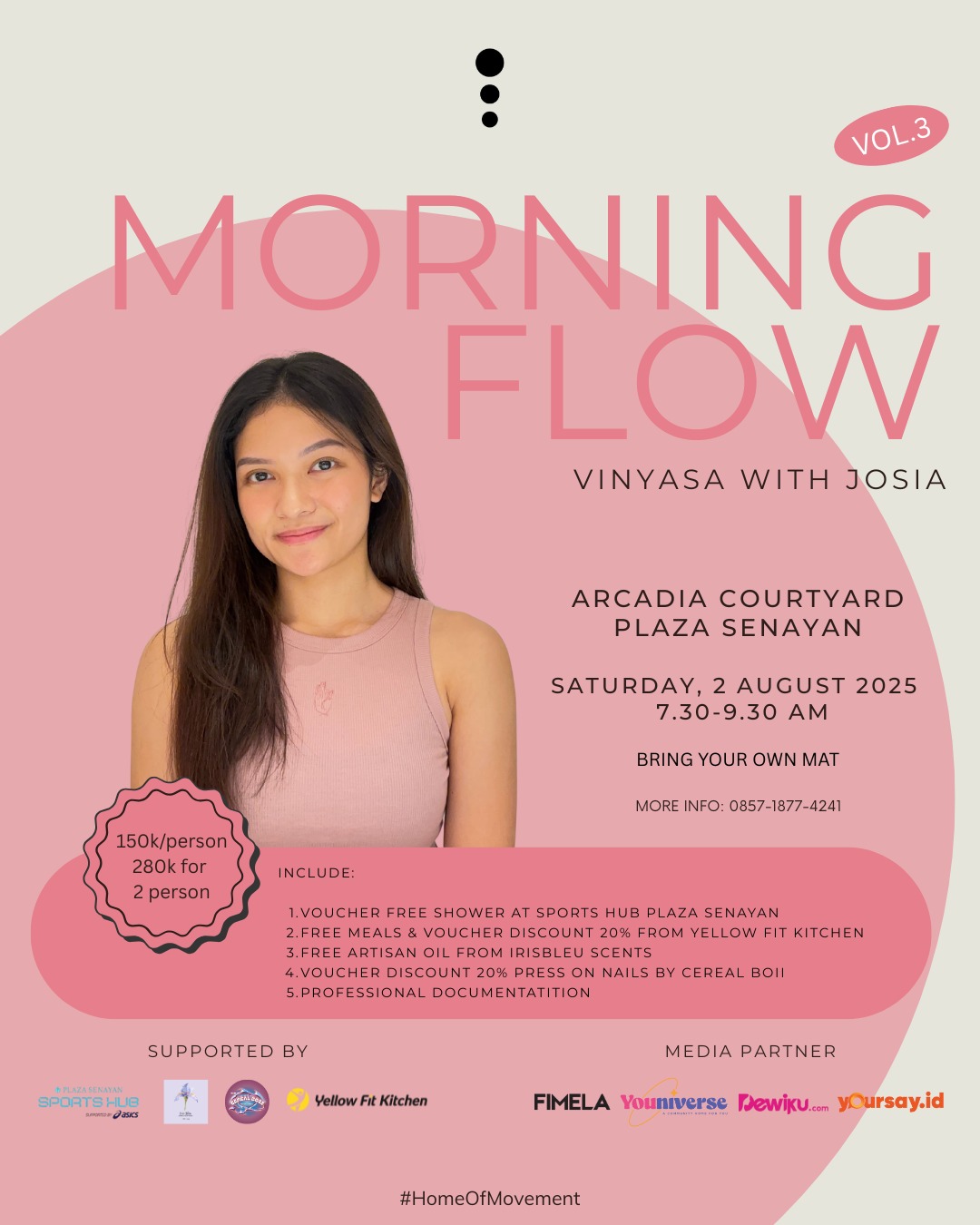 MORNING FLOW VINYASA WITH JOSIA