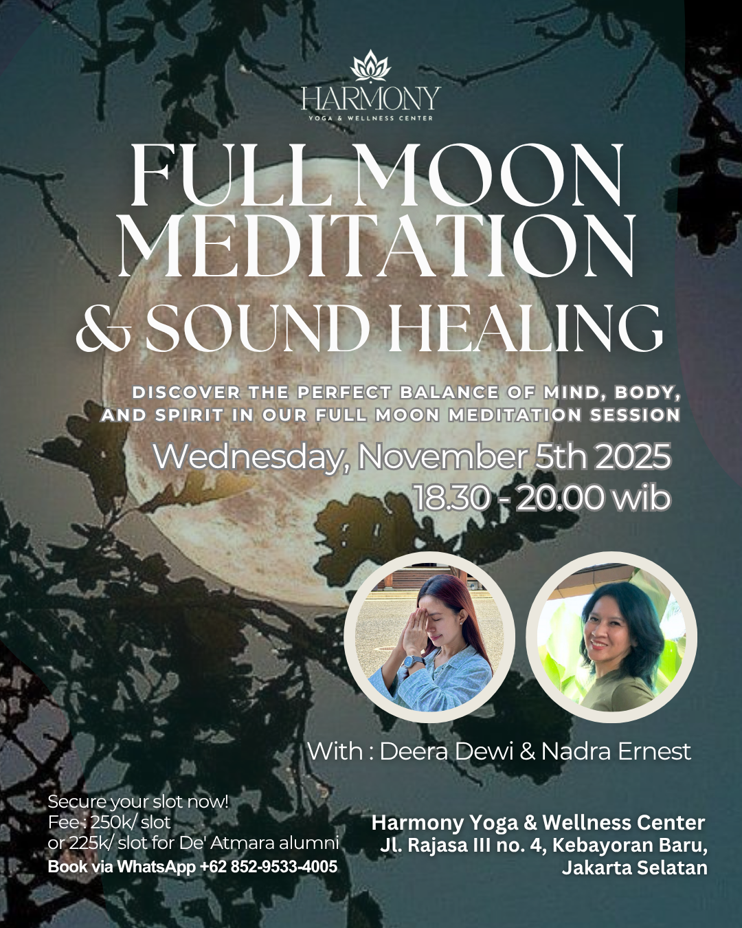 Full Moon Meditation + Sound Healing