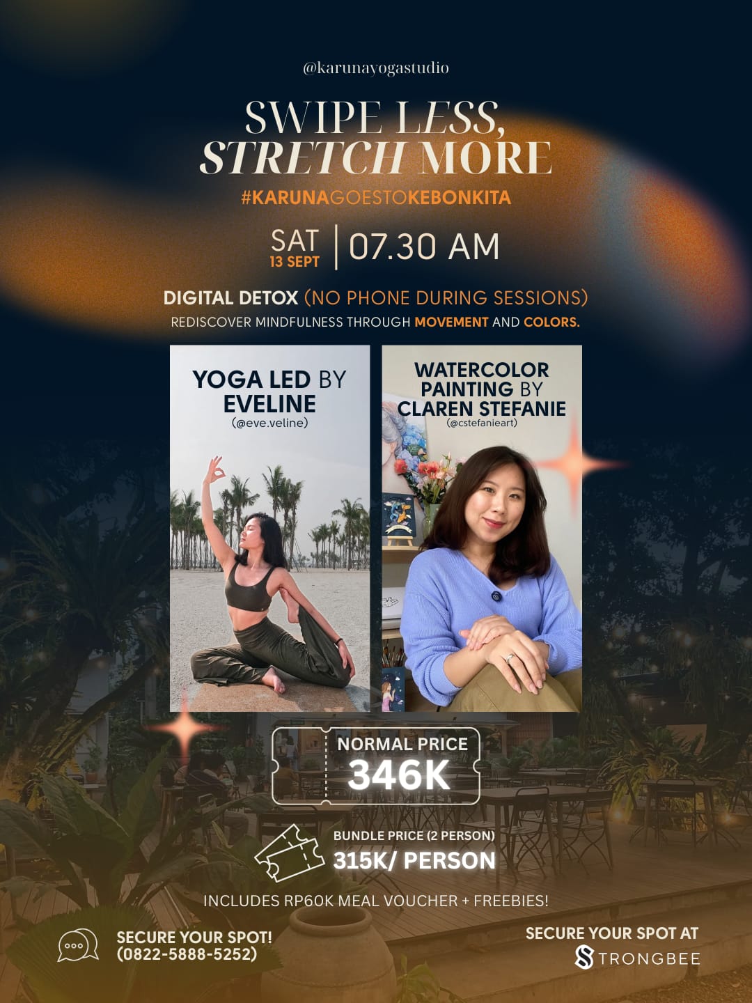 [2 Pax] Swipe Less, Stretch More