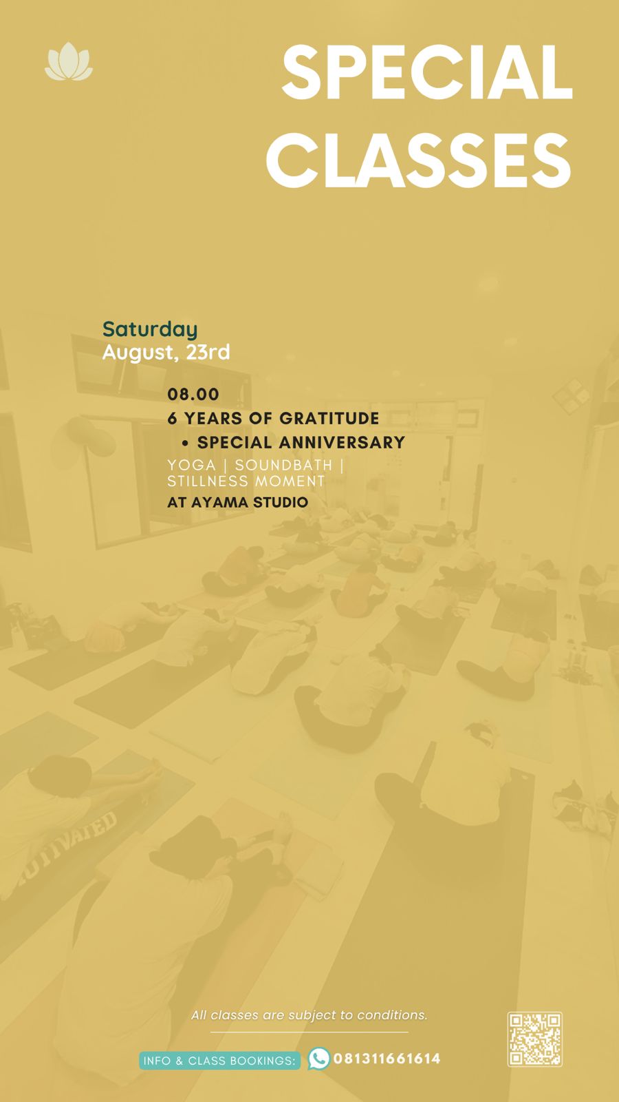 6 Years of Gratitude - Special Anniversary at Studio
