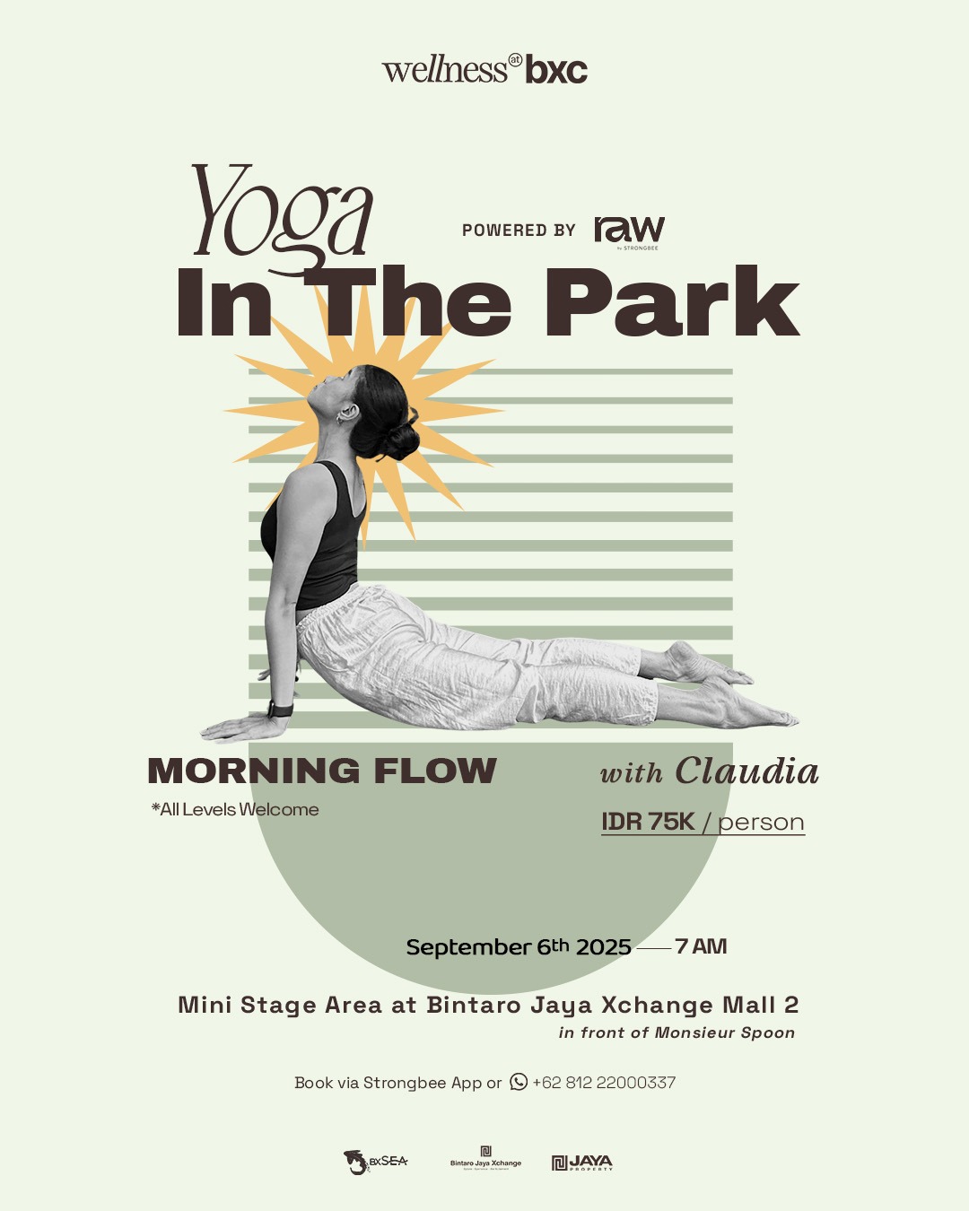 Yoga in The Park, Morning Flow with Claudia