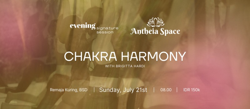 #Pop-up Yoga Class Chakra Harmony with Brigitta Hardi