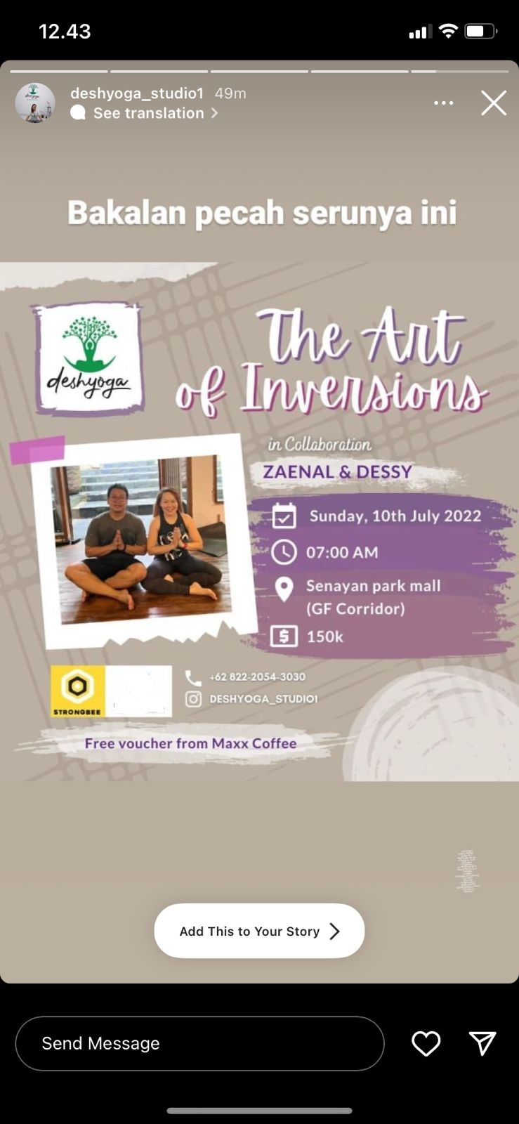 The Art Of Inversions - At Senayan Park Mall (GF Cooridor)