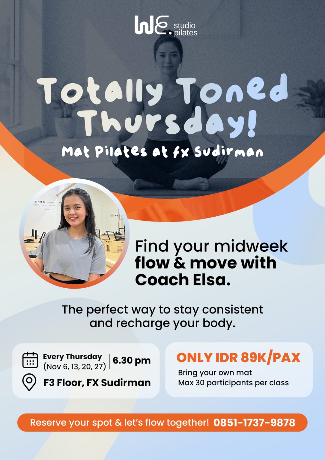 [Mat Pilates] Totally Toned Thursday (F3)