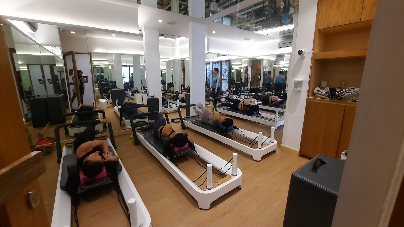 Book a Power Flow Pilates ReformerIn Studio practice at Breathe Studio