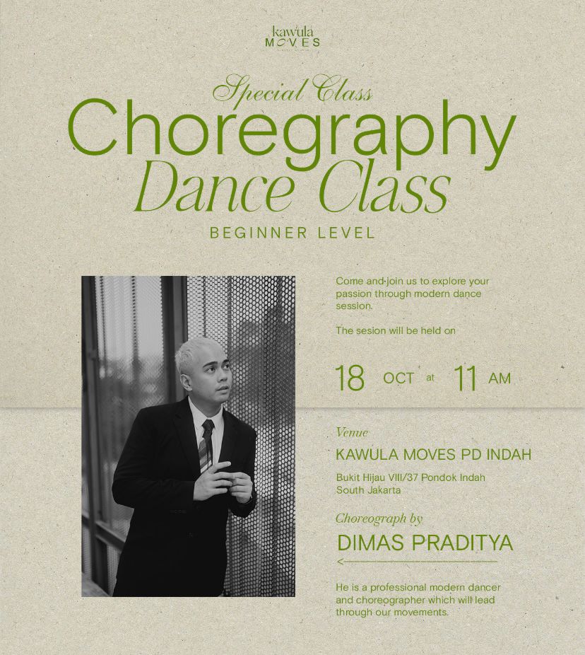 Special Class Choregraphy Dance With Dimas Praditya