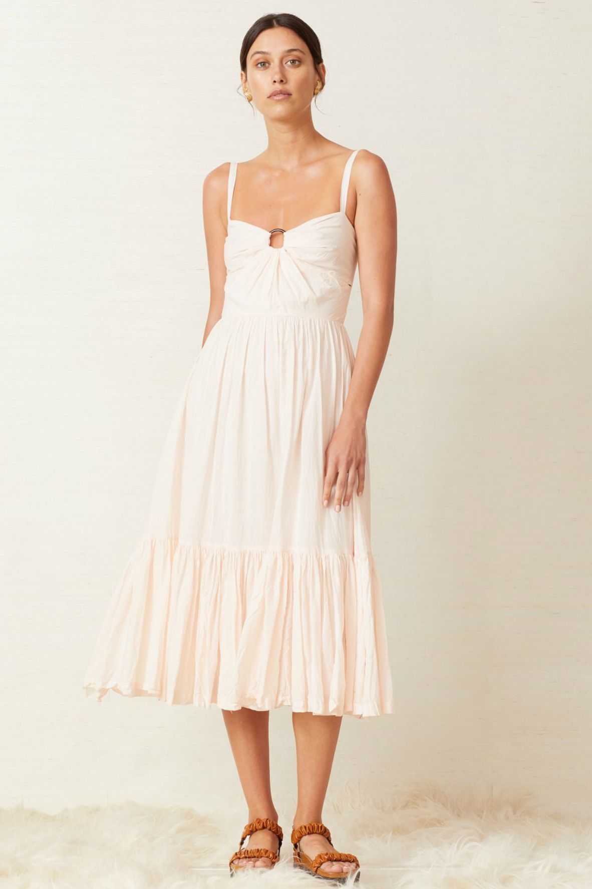 Puka shell midi dress Clearance