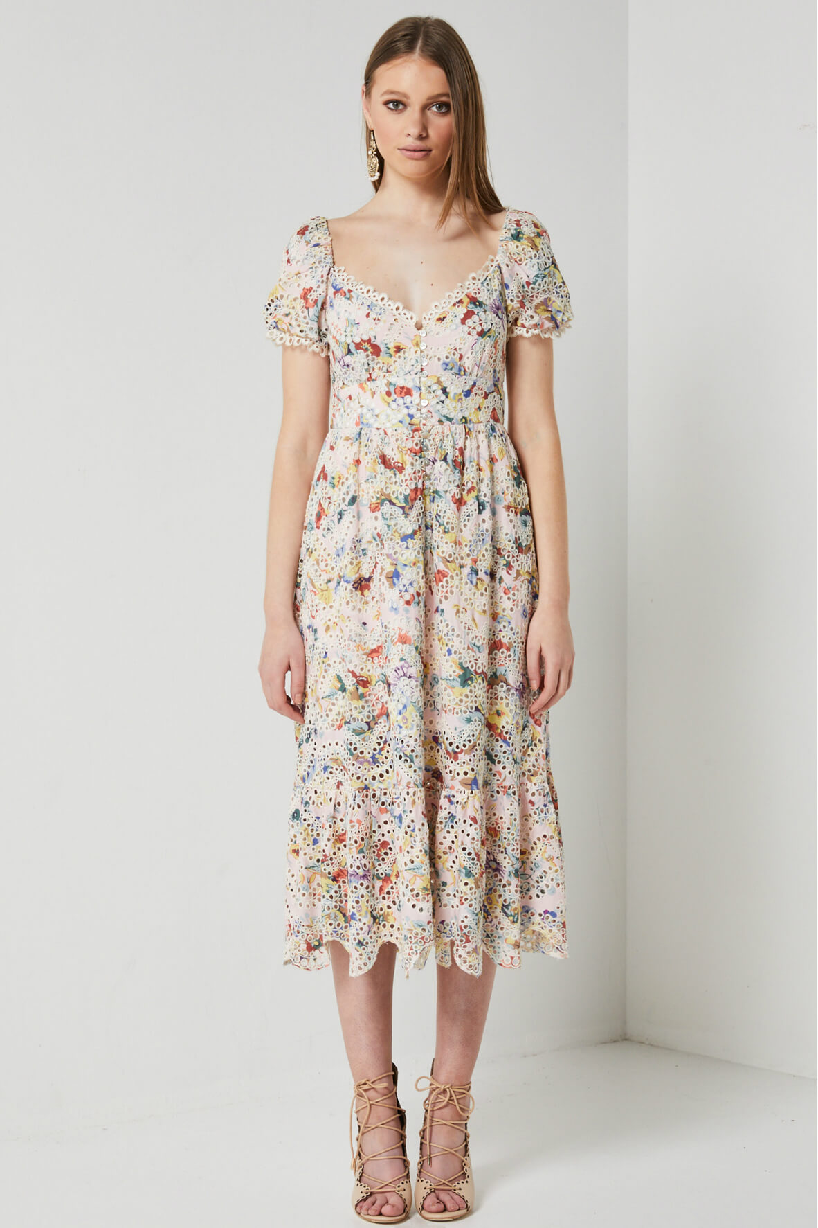elliatt scalloped faith dress