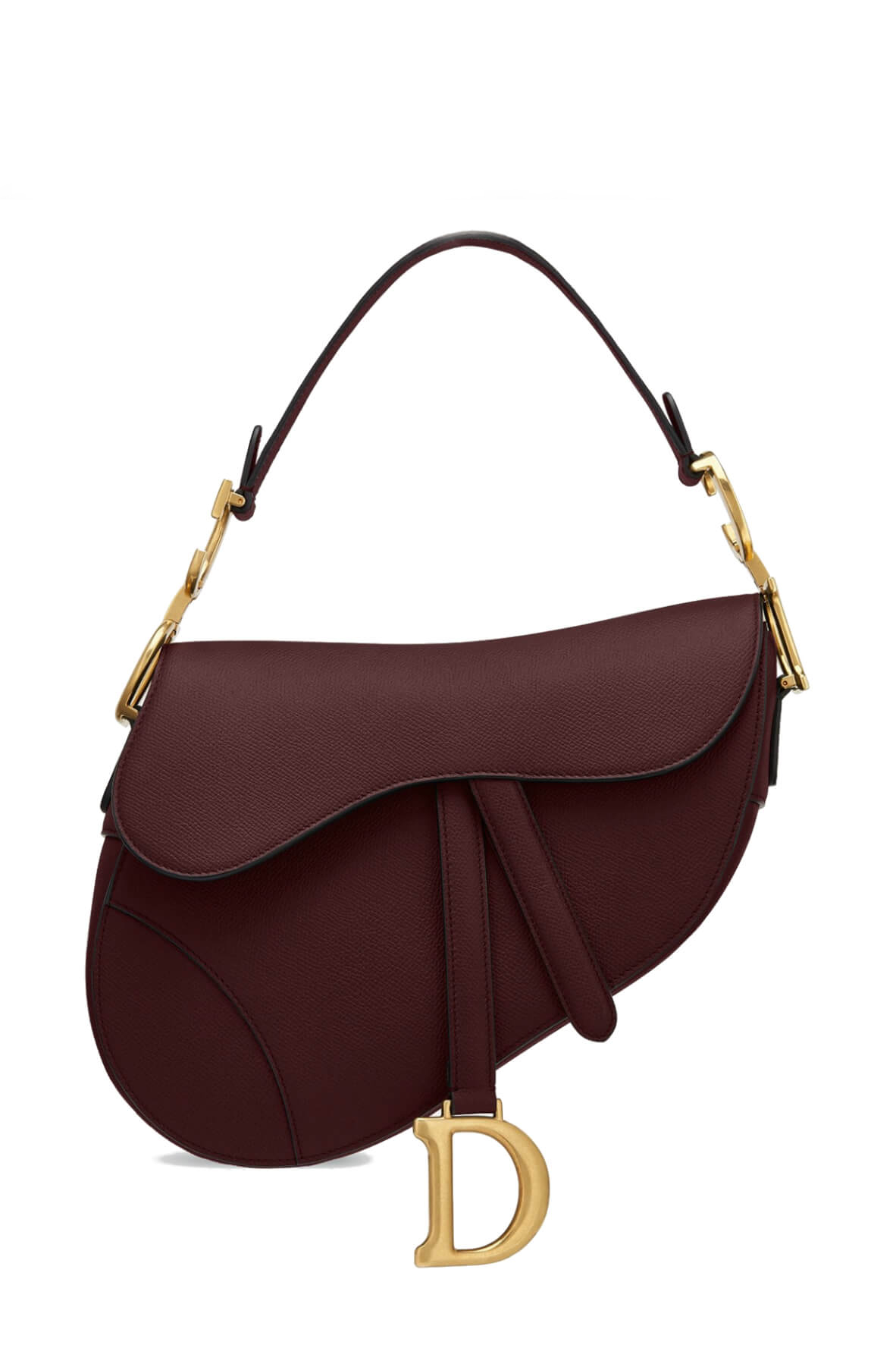 oxblood saddle bag