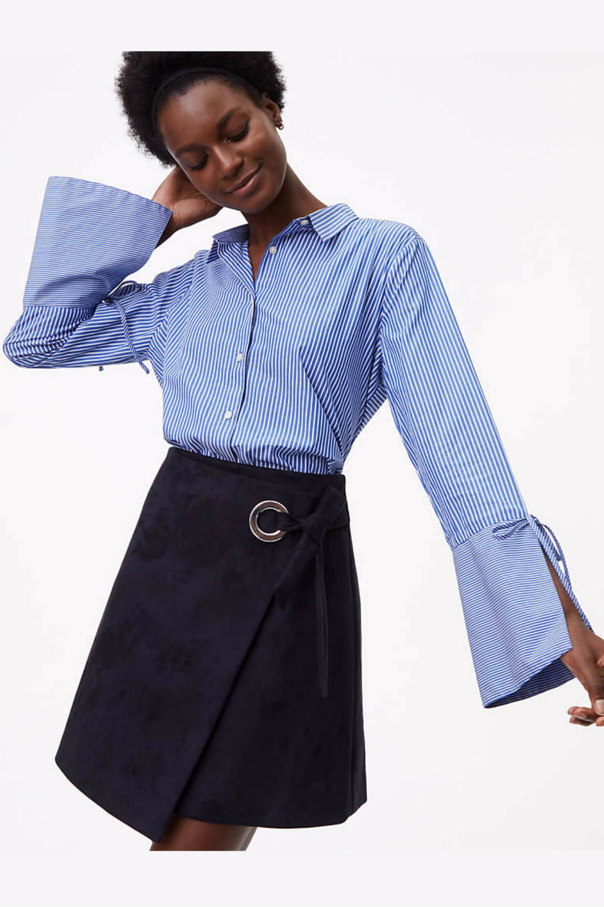 loft bell sleeve top
