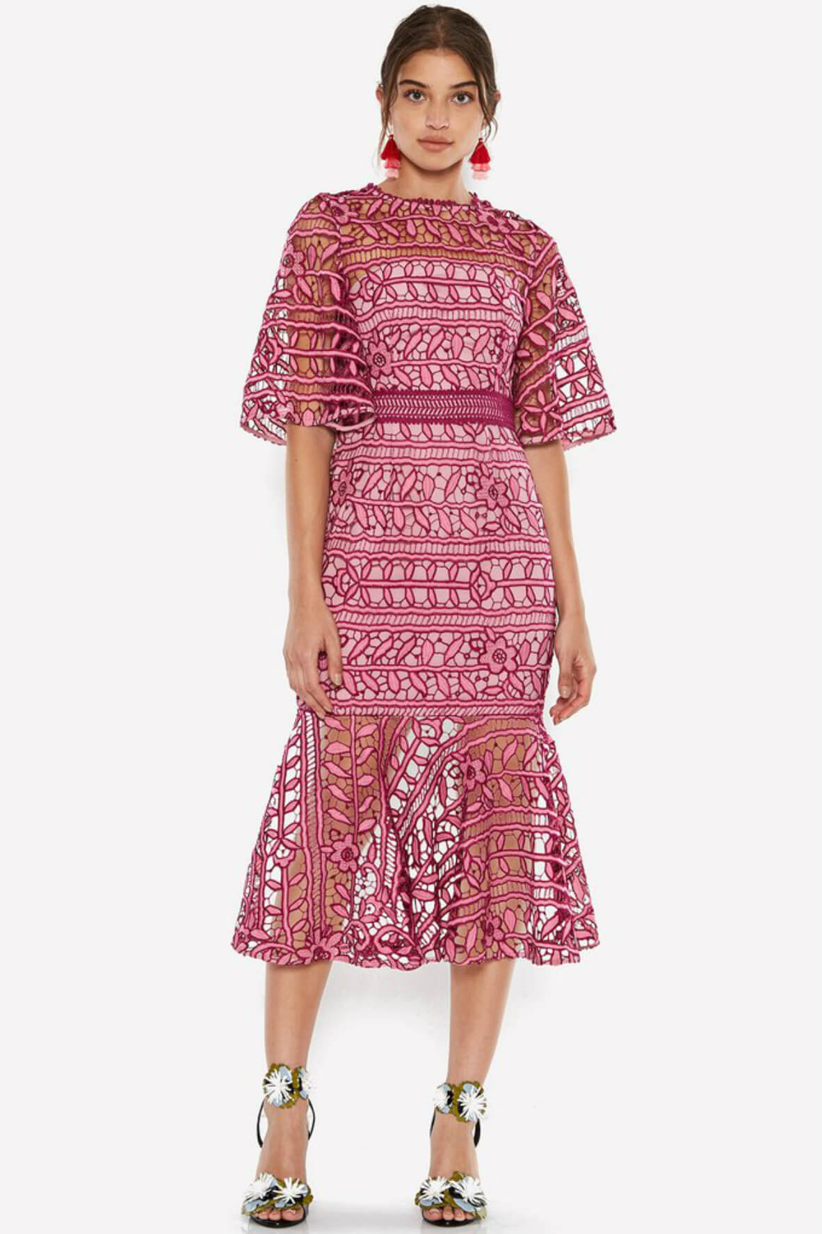 la maison talulah caprice midi dress