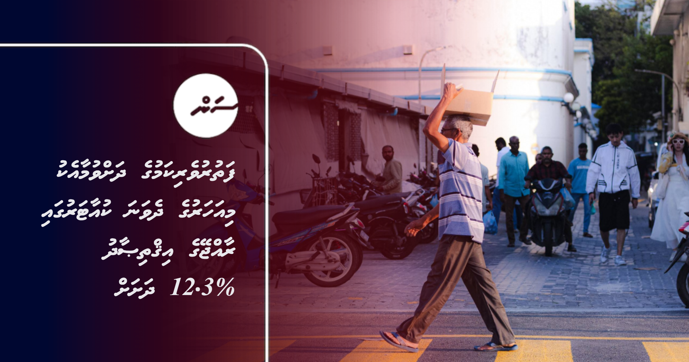 Fathuruverikamuge dhahvumaa eku mi aharuge 2vana quarter gai Rajjeyge igthisoadh 12.3% in dhashah