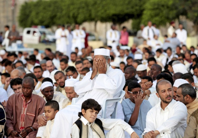 ސެޕްޓެމްބަރ 24، 2015: 1436 ވަނަ އަހަރުގެ ބަރަކާތްތެރި އަޟްހާ އީދު ދުވަހު ލީބިޔާ -- ފޮޓޯ/ އޭޕީ