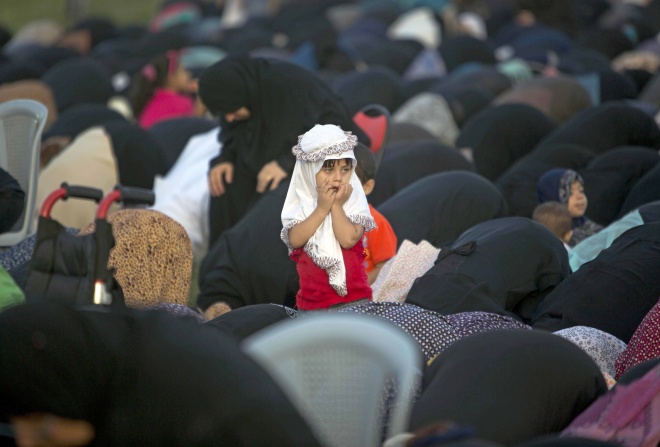 ސެޕްޓެމްބަރ 24، 2015: 1436 ވަނަ އަހަރުގެ ބަރަކާތްތެރި އަޟްހާ އީދު ދުވަހު ފަލަސްތީން -- ފޮޓޯ/ އޭޕީ