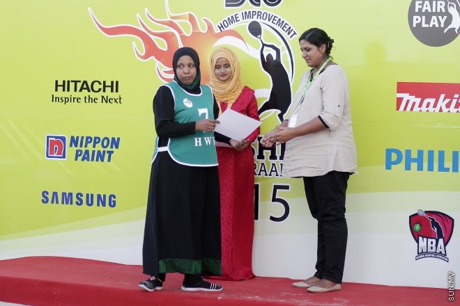 ޑިސެމްބަރ 15، 2015:  އެސްޓީއޯ ހޯމް އިމްޕްރޫވްމަންޓް ބަށި މުބާރާތުގެ އިނާމު ދިނުމުގެ ރަސްމިއްޔާތުގެ ތެރެއިން -- ސަން ފޮޓޯ/ފަޔާޒު މޫސާ