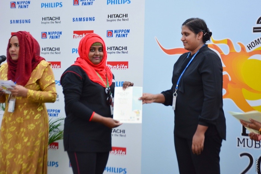 ނޮވެމްބަރ 27، 2016: އެސްޓީއޯ ހޯމް އިމްރޫވްމަންޓް ބަށިބޯޅަ މުބާރާތުގެ ނިންމުމުގެ ރަސްމިއްޔާތުގެ ތެރެއިން --- ސަން ފޮޓޯ/ ފަޔާޒް މޫސާ