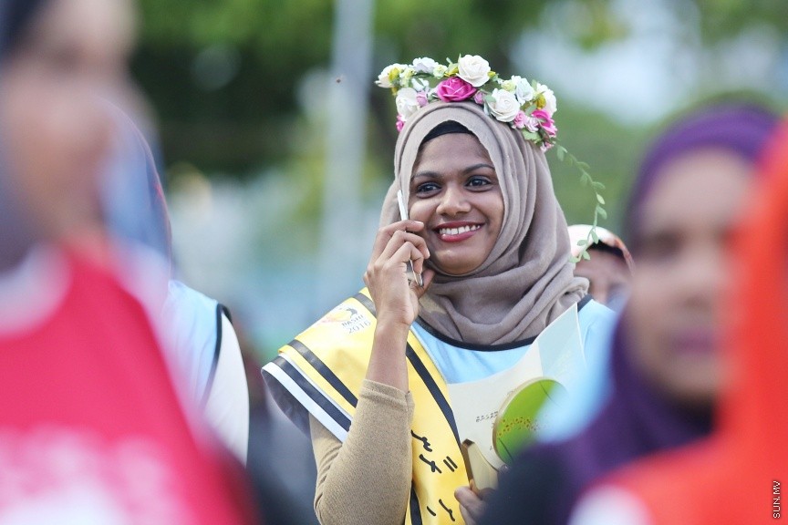 ނޮވެމްބަރ 27، 2016: އެސްޓީއޯ ހޯމް އިމްރޫވްމަންޓް ބަށިބޯޅަ މުބާރާތުގެ ބަށި ރާނީއަކަށް ހޮވުނު ލުބްނާ --- ސަން ފޮޓޯ/ ފަޔާޒް މޫސާ